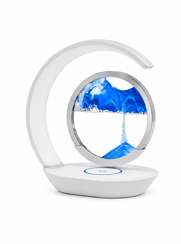 Dynamic Sand Wireless Charging Lamp