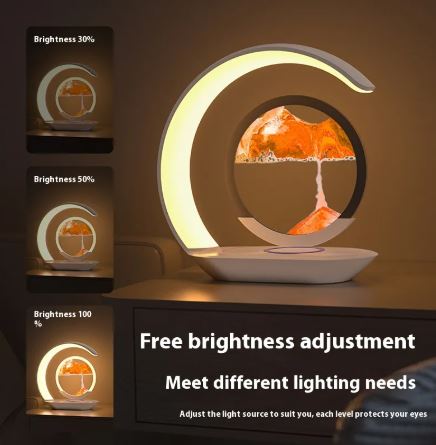 Dynamic Sand Wireless Charging Lamp